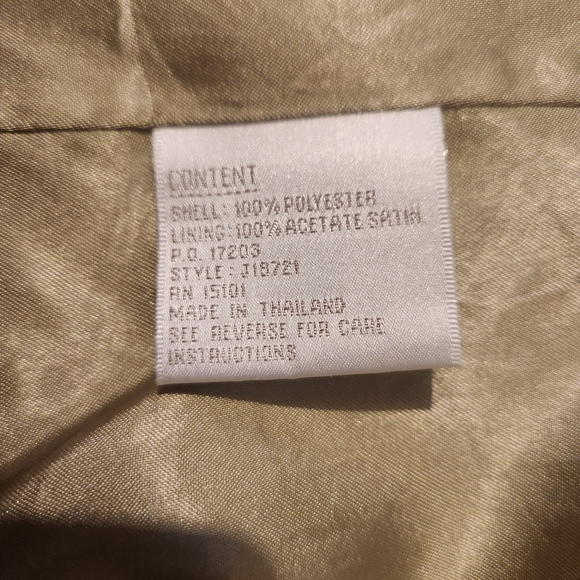 Jones New York Lime Green Silk Jacket Blazer Size Medium - Picture 8 of 9